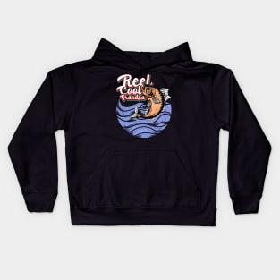 Reel Cool Grandpa - Fishing Kids Hoodie